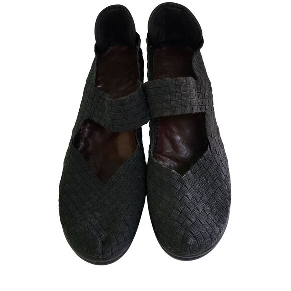 Bernie Mev Bonnie Women's Pumps Maryjane Black Stretch Comfort Woven Size 38 - Picture 5 of 10